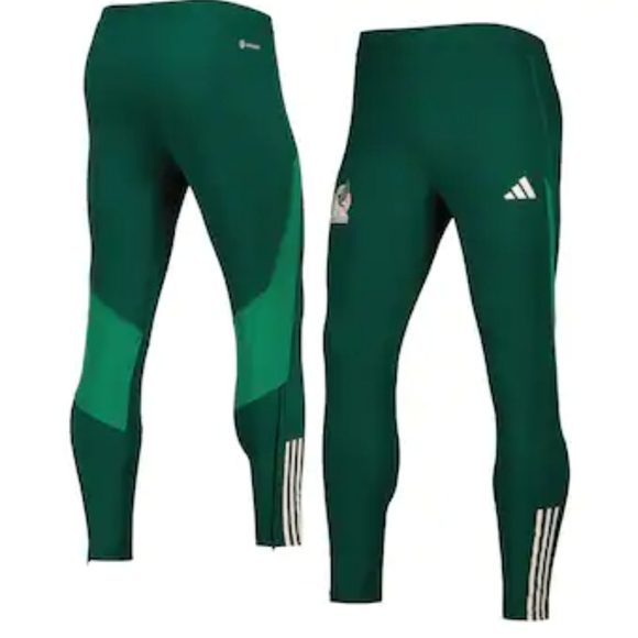 Adidas Mexico National Team AEROREADY Pre-Match Pants - Green Size 2XL